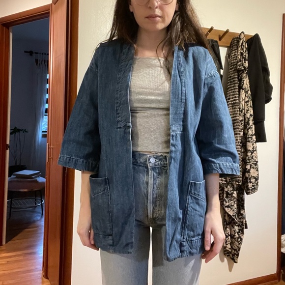 levis kimono denim jacket 